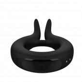 Черное эрекционное кольцо Marry Me Rechargeable Vibrating Cockring - Adrien Lastic - в Королеве купить с доставкой
