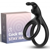 Черное эрекционное кольцо с подхватом мошонки - Boys of Toys - в Королеве купить с доставкой