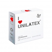 Ультратонкие презервативы Unilatex Ultra Thin - 3 шт. - Unilatex - купить с доставкой в Королеве