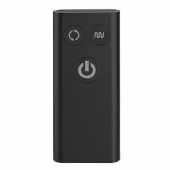 Черная анальная виброёлочка Nexus Tornado Beaded Probe Large с функцией вращения - Nexus Range