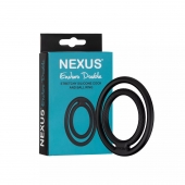 Черное двойное эрекционное кольцо Nexus Enduro Double - Nexus Range - в Королеве купить с доставкой