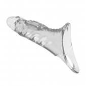 Прозрачная насадка на пенис - 22 см. - Baile - в Королеве купить с доставкой