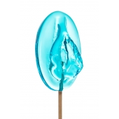 Леденец в форме вагины со вкусом блю кюрасао - 50 гр. - Sosuчki - купить с доставкой в Королеве