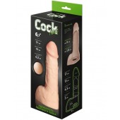 Телесный фаллоудлинитель с мошонкой Cock Next - 17 см. - LOVETOY (А-Полимер) - в Королеве купить с доставкой