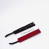 Черно-красные кожаные оковы - Crazy Handmade - купить с доставкой в Королеве