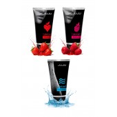 Набор из 3 лубрикантов JUJU (увлажняющий, клубника, малина) - JuJu - купить с доставкой в Королеве