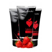 Набор из 3 съедобных лубрикантов JUJU со вкусом клубники - JuJu - купить с доставкой в Королеве
