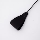 Стек с широким черным кожаным наконечником и металлической ручкой - 67 см. - Crazy Handmade - купить с доставкой в Королеве