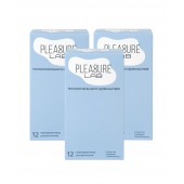 Набор из 3 упаковок ультратонких презервативов Pleasure Lab (по 12 шт.) - Pleasure Lab - купить с доставкой в Королеве