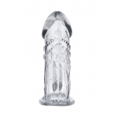 Прозрачная насадка на пенис Uco - 13 см. - A-toys - в Королеве купить с доставкой