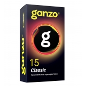 Классические презервативы с обильной смазкой Ganzo Classic - 15 шт. - Ganzo - купить с доставкой в Королеве