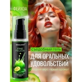 Съедобная смазка на водной основе с ароматом фейхоа - 60 гр. - Биоритм - купить с доставкой в Королеве