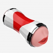 Двусторонний мастурбатор в колбе Power Grip Cup - вагина и ротик - Boys of Toys - в Королеве купить с доставкой