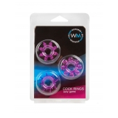 Набор из 3 лиловых эрекционных колец различной формы - Erowoman-Eroman - в Королеве купить с доставкой