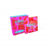 Презервативы с разогревающим эффектом Expert Hot Love - 3 шт. - Expert - купить с доставкой в Королеве
