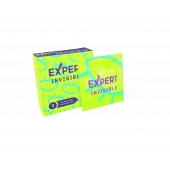 Ультратонкие презервативы Expert Invisible - 3 шт. - Expert - купить с доставкой в Королеве