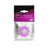 Лиловое эрекционное кольцо с 2 рядами стимулирующих шариков - Erowoman-Eroman - в Королеве купить с доставкой