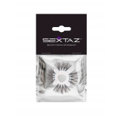 Эластичное эрекционное кольцо с черными «ресничками» - Sextaz - в Королеве купить с доставкой