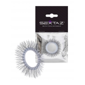 Круглое эрекционное кольцо с «ресничками» - Sextaz - в Королеве купить с доставкой