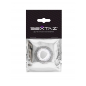 Эластичное эрекционное кольцо с длинными черными «ресничками» - Sextaz - в Королеве купить с доставкой