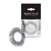 Круглое эрекционное кольцо с длинными «ресничками» - Sextaz - в Королеве купить с доставкой