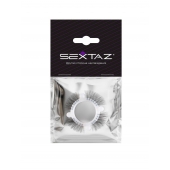 Эластичное кольцо с «ресничками» и 4 шариками - Sextaz - в Королеве купить с доставкой