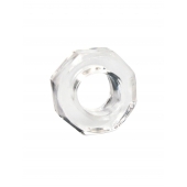 Прозрачное эрекционное кольцо в форме гайки - Sex Expert - в Королеве купить с доставкой