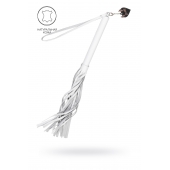 Белая кожаная плеть - 50 см. - Pecado - купить с доставкой в Королеве