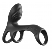 Черная насадка на пенис Ultimate Couples Cage Pro - Pipedream - в Королеве купить с доставкой