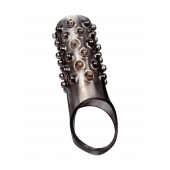 Дымчатая насадка на пенис с выпуклостями - 12 см. - Sex Expert - в Королеве купить с доставкой