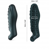 Серая силиконовая насадка на пенис с подхватом Manwan Ryzer - Manwan - в Королеве купить с доставкой