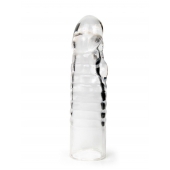 Прозрачная закрытая насадка на член - 15 см. - Sex Expert - в Королеве купить с доставкой