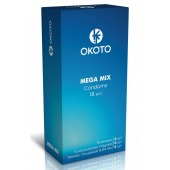 Презервативы OKOTO Mega Mix - 18 шт. - Sitabella - купить с доставкой в Королеве