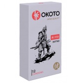 Точечные презервативы OKOTO Dotted - 12 шт. - Sitabella - купить с доставкой в Королеве
