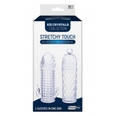 Набор из 2 прозрачных насадок на член Seductive Tickler Sleeves Set - NMC - в Королеве купить с доставкой