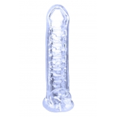 Прозрачная насадка-удлинитель Stretchy Touch - 18 см. - NMC - в Королеве купить с доставкой