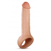 Телесная насадка-удлинитель Thrive 8.75 Inch Realistic Penis Extender Sleeve - 22,2 см. - Blush Novelties - в Королеве купить с доставкой