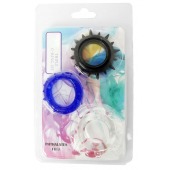 Набор из 3 эрекционных колец разного цвета и рельефа - Boys of Toys - в Королеве купить с доставкой