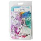 Набор из 3 эрекционных прозрачных колец - Boys of Toys - в Королеве купить с доставкой