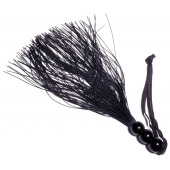 Черная силиконовая плетка - 25,4 см. - Boys of Toys - купить с доставкой в Королеве