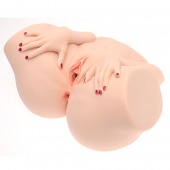 Телесный мастурбатор-полуторс Barbie - Naked Factory - в Королеве купить с доставкой