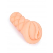 Телесный мастурбатор-вагина с вибропулей и эрекционными кольцами в комплекте - Sexy Girl - в Королеве купить с доставкой