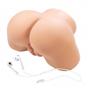 Телесный мастурбатор Olivia с 2 любовными отверстиями - Baile - в Королеве купить с доставкой