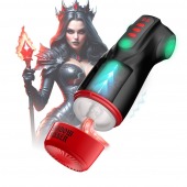 Интерактивный мастурбатор Raven с вакуумом, вибрацией и подсветкой - Shots Media BV - в Королеве купить с доставкой