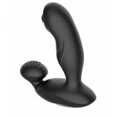 Черный вибромассажер простаты с вращающимся шариком - Secwell - в Королеве купить с доставкой