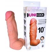 Фаллическая насадка Харнесс UNICOCK 10  - 25 см. - LOVETOY (А-Полимер) - купить с доставкой в Королеве