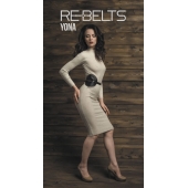 Пояс с клёпками Yona Black - Rebelts - купить с доставкой в Королеве