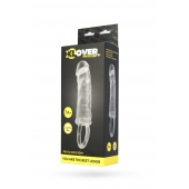 Прозрачная насадка с петлёй для фиксации - 14 см. - ToyFa - в Королеве купить с доставкой