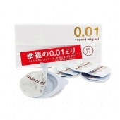 Супер тонкие презервативы Sagami Original 0.01 - 5 шт. - Sagami - купить с доставкой в Королеве
