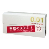 Супер тонкие презервативы Sagami Original 0.01 - 5 шт. - Sagami - купить с доставкой в Королеве